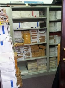 Tucked away in the corner .... you can never believe the capacity of this storeroom! Come visit to see for yourself!